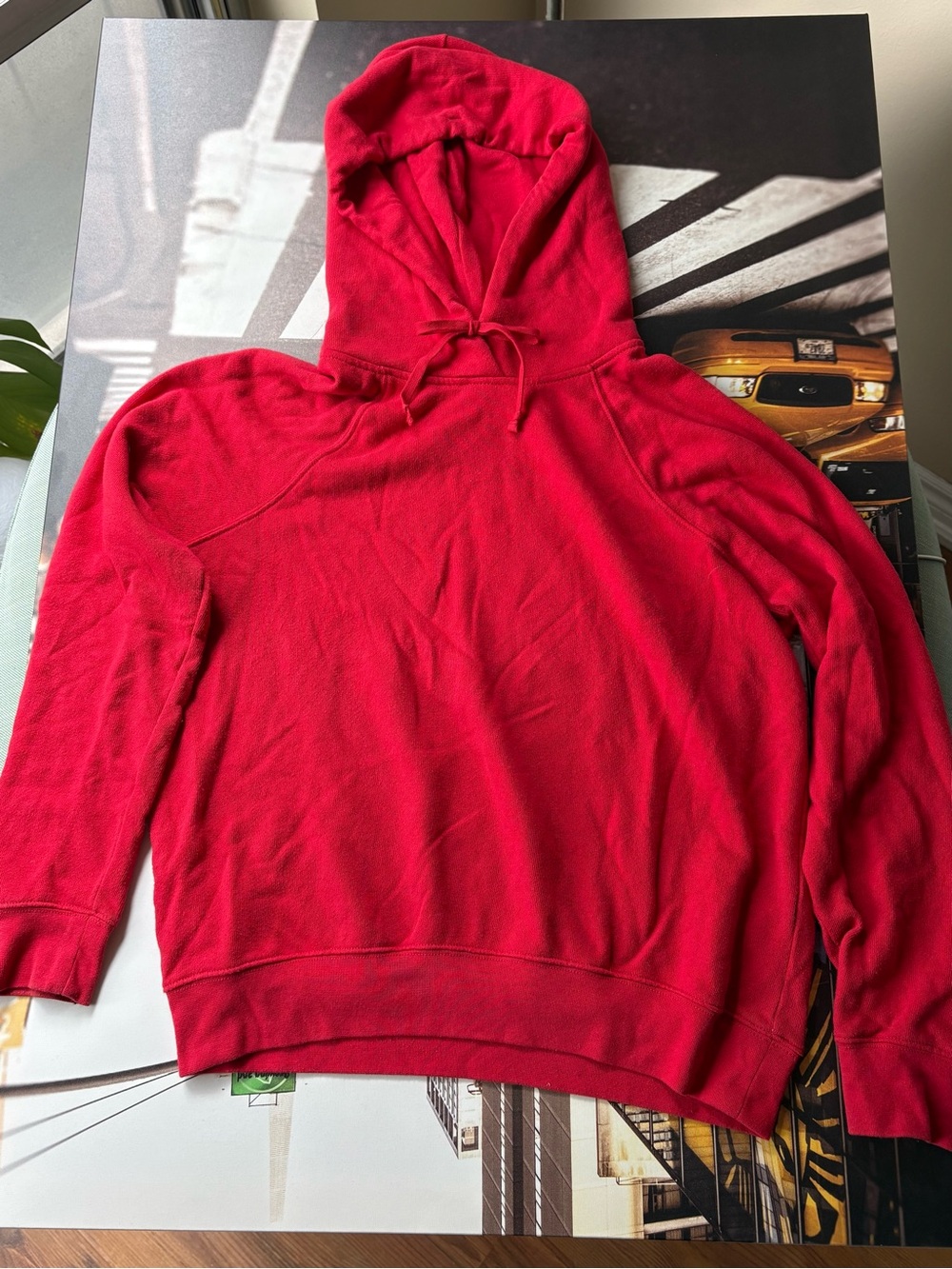 Aritzia Wilfred Free Red Women's Hooded Sweater - Sz Medium